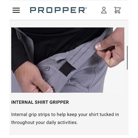 Propper® Khaki Edgetec Tactical Short  F5908 Men’s Size 56 - Picture 14 of 14